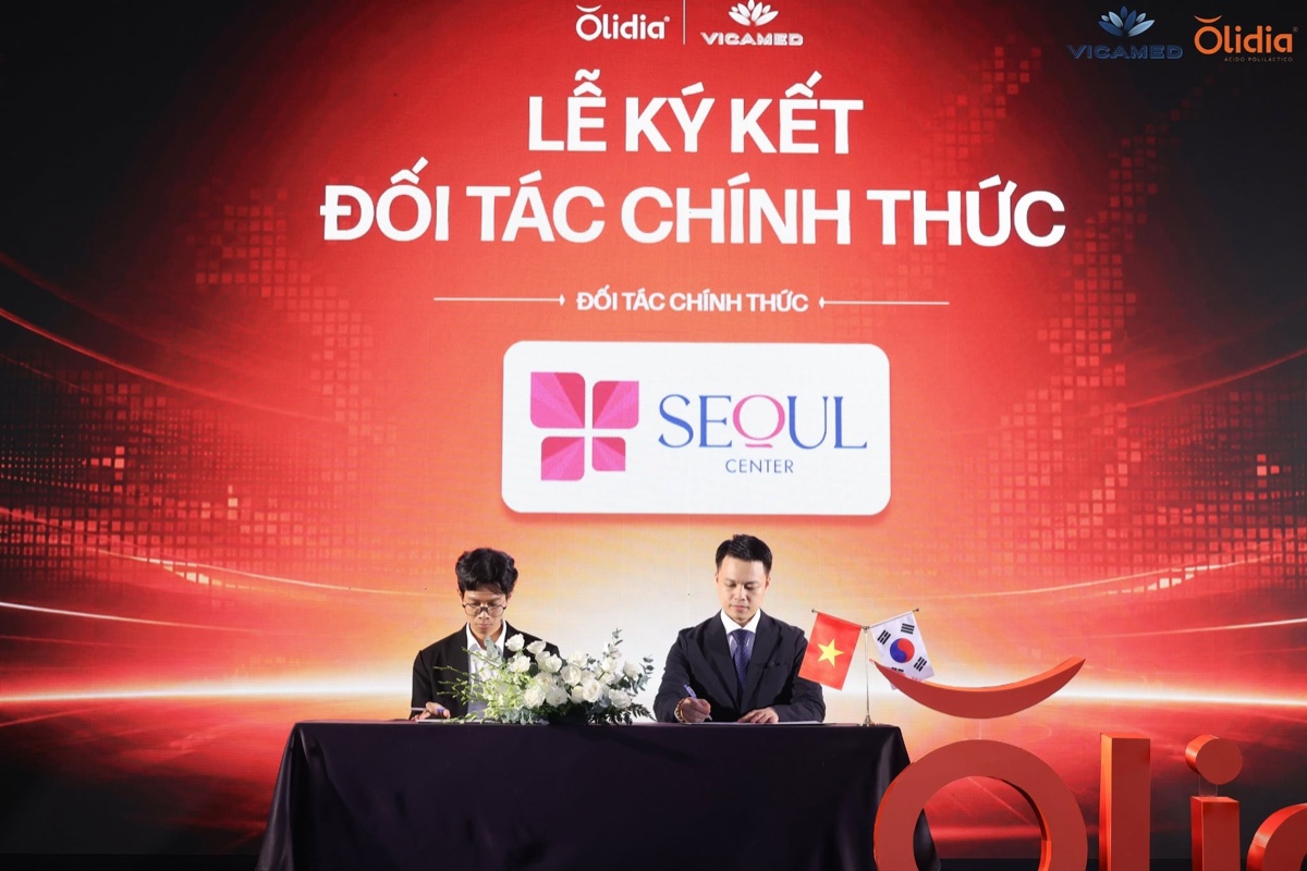 Lễ ký kết đối tác chính thức Olidia và Seoul Center